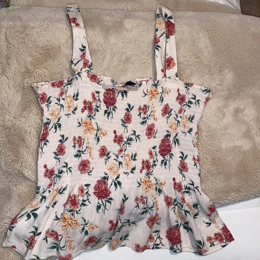 American Eagle Floral Tank